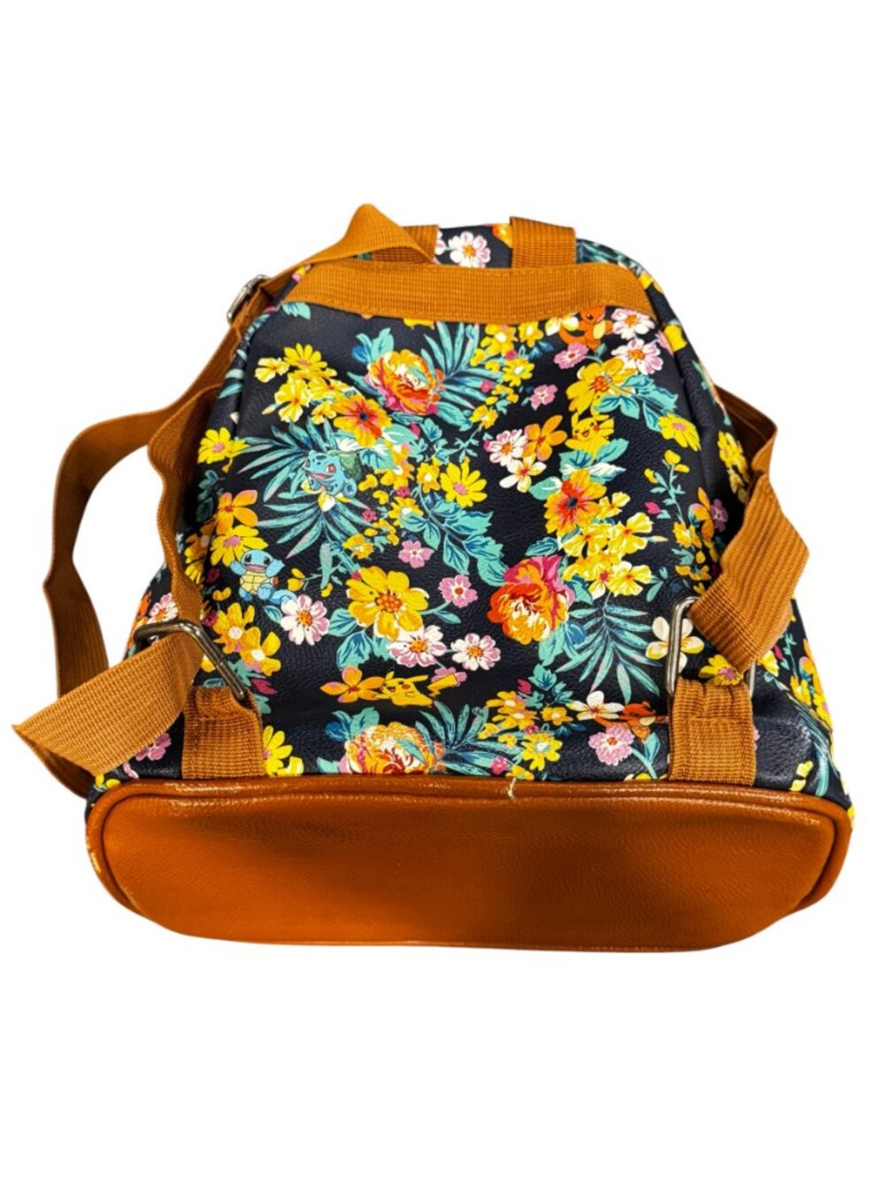Loungefly Pokémon Tropical Floral Starter Mini Backpack Pikachu Bulbasaur Charma - Picture 5 of 6